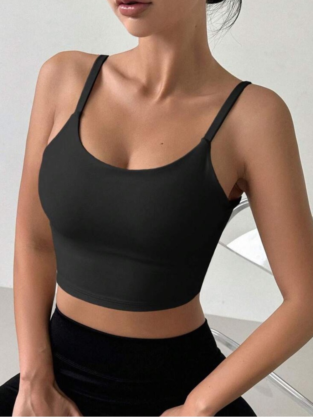SHEIN black cropped top SzS